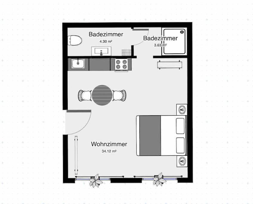 Modernes Studio Im Herzen Pirnas Exteriér fotografie
